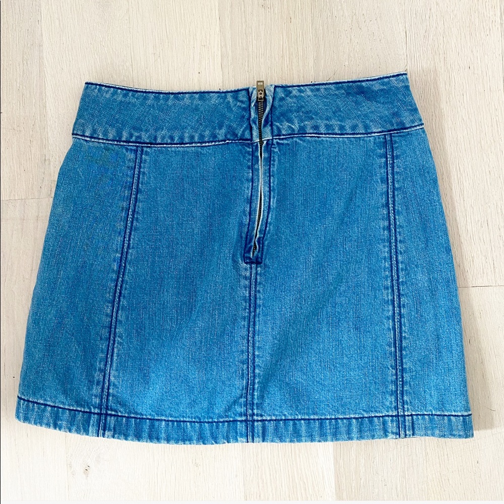 FREE PEOPLE Zip to it Skirt - Picture 6 of 7